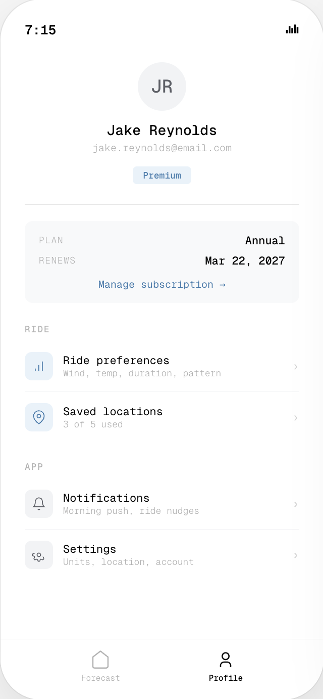 VeloVane wind detail